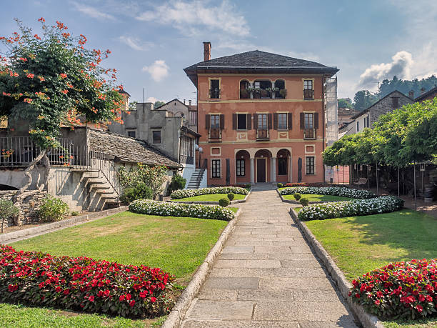 istock City hall in Orta san Giulio, Italy 599250332