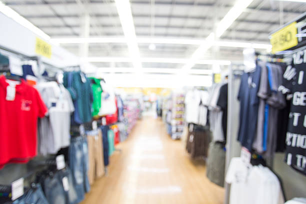 istock Blurred Shop Background at Supermarket 599254388