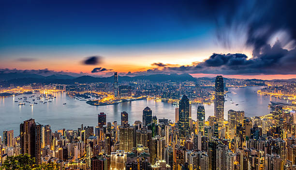 istock City and Harbor at dawn 599257594