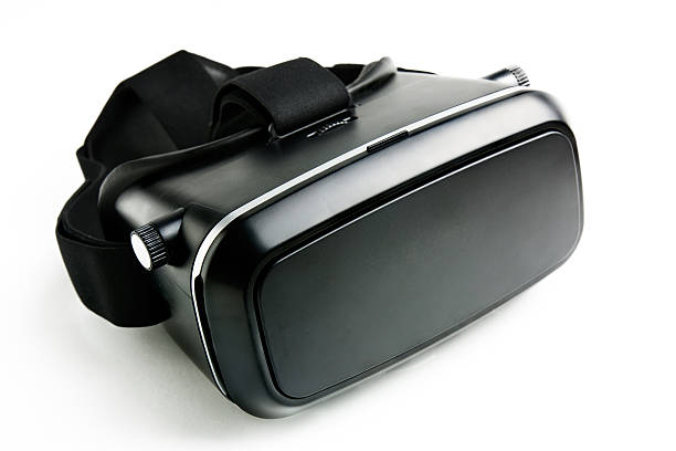 istock virtual reality glasses Virtual reality goggles, white backgroun 599262158