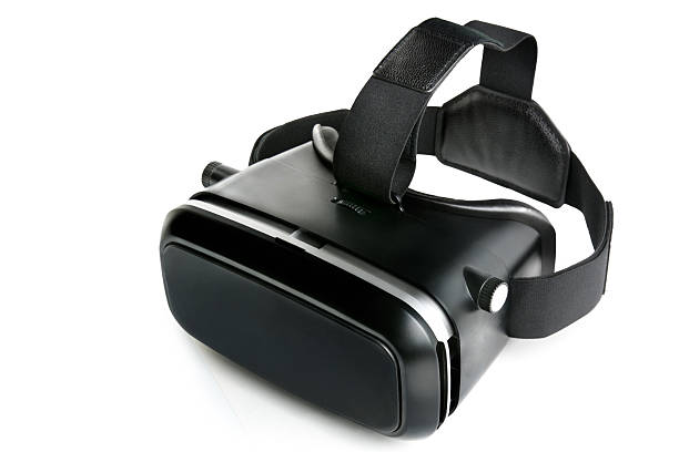 istock virtual reality glasses Virtual reality goggles, white backgroun 599262372