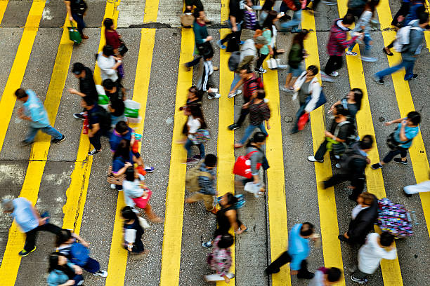 istock People Rush in  Hong Kong 599264352