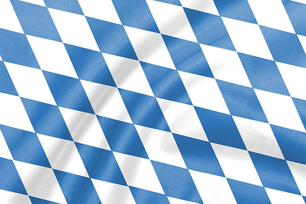 Flag of Bavaria Bavarian flag.  bavaria stock pictures, royalty-free photos & images