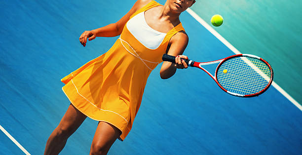 istock Tennis volley shot. 599269364