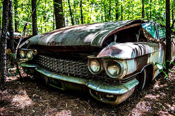 istock Derelict Classic American Cars 599283142