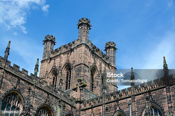 Chester Cathedral Stock Photo - Download Image Now - Architecture, Blue, Building Exterior