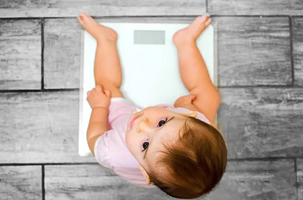 Photo of baby weight scale