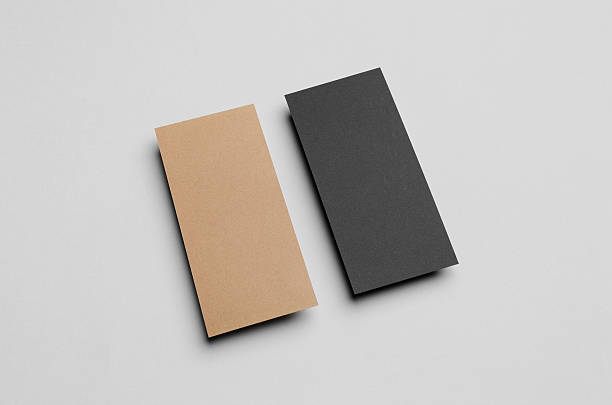 istock Kraft & Black DL Flyer Mock-Up 599462812