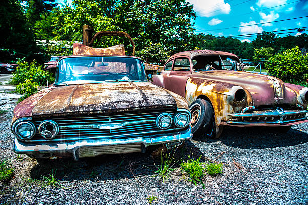 istock Derelict Classic American Cars 599463888