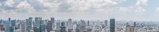 istock Osaka city landscape, Japan 599476710