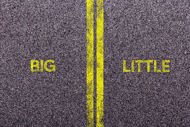 istock Tarmac with the words big and little 599485056