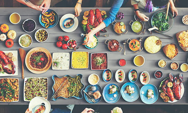 istock Food Festive Restaurant Party Unity Concept 599486542