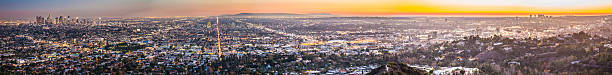 istock panoramic view over downtown Los Angeles at sunset 599487756
