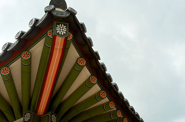 Decorated with ancient buildings- Seoul, South Korea