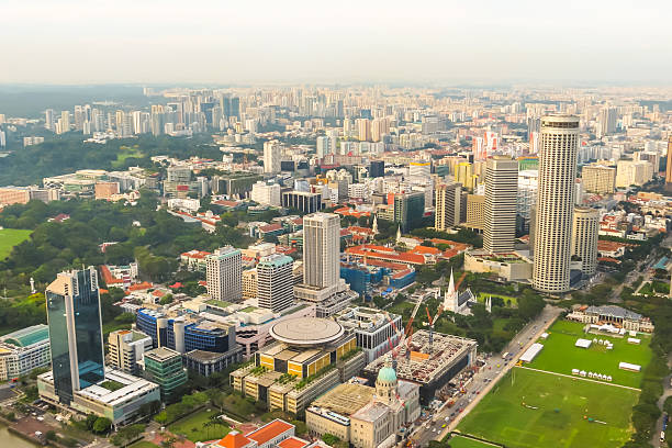 istock Singapore city skyline 599496470