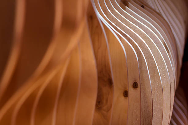 istock Wooden decorative interior finish 599681178