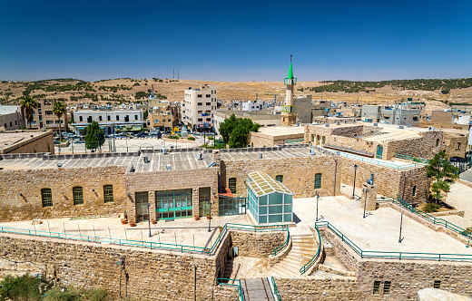 View of Al Karak city center from the castle - Jordan