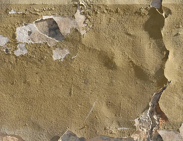 istock Old weathered crumbly plastered wall 599688634