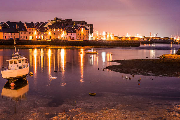 istock Galway city at night 599696734