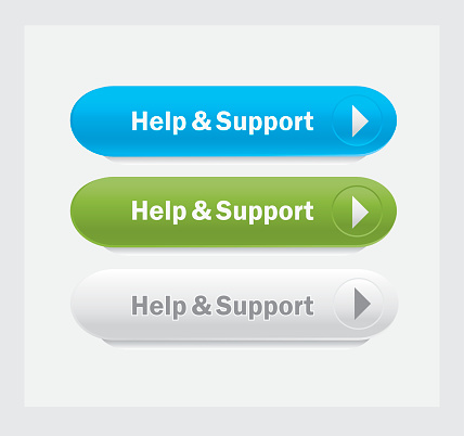 Help Button Position Help Support Button Stock Illustration - Download Image Now - Ampersand ...