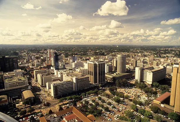 Buildings at Nairobi capital of Kenya