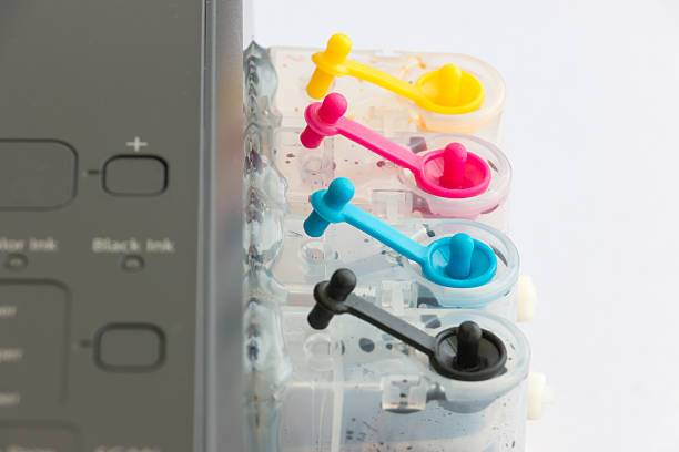 istock color tank on inkjet printer 599707180