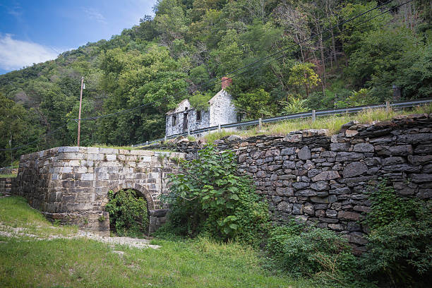 istock Abandoned Water Mill and Cottage 599711032