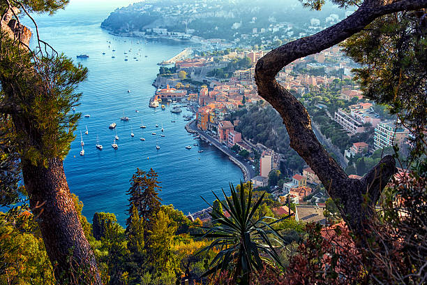 Villefranche sur mer Villefranche sur mer between Nice and Monaco monte carlo stock pictures, royalty-free photos & images