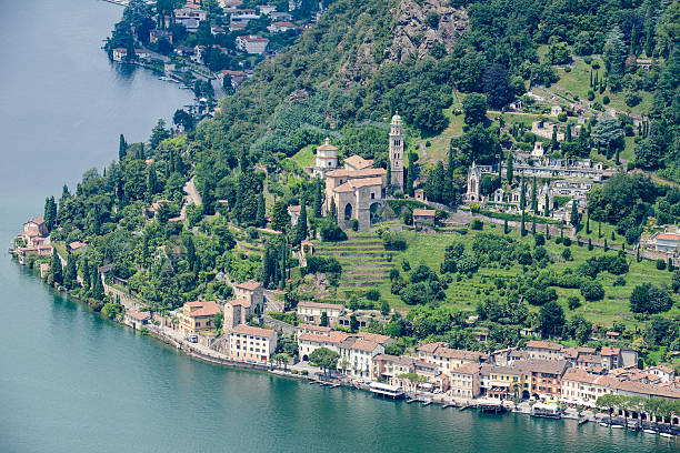 istock The village of Morcote 599713612