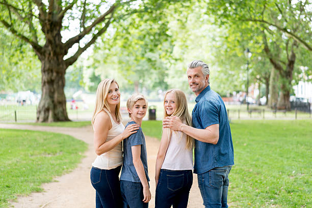istock Loving family at the park 599714806