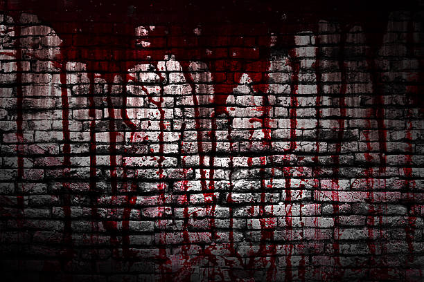 30+ Blood Splat On Brick Wall Stock Photos, Pictures & Royalty-Free