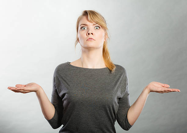 istock Surprised astonished girl with open mouth. 599717586