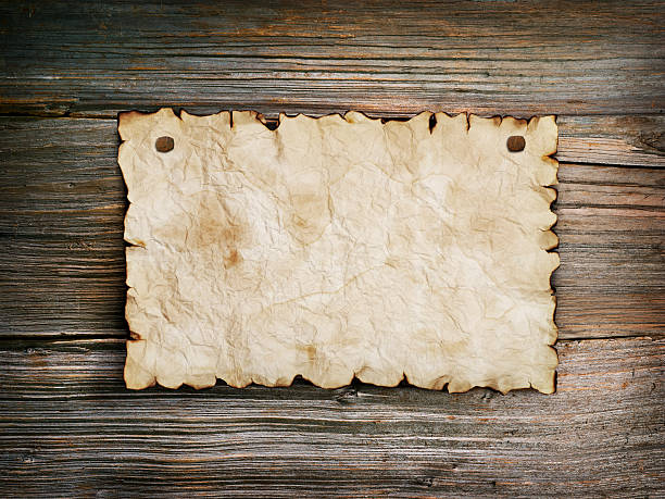 istock Blank Poster Nailed To Barn Wood 599746888