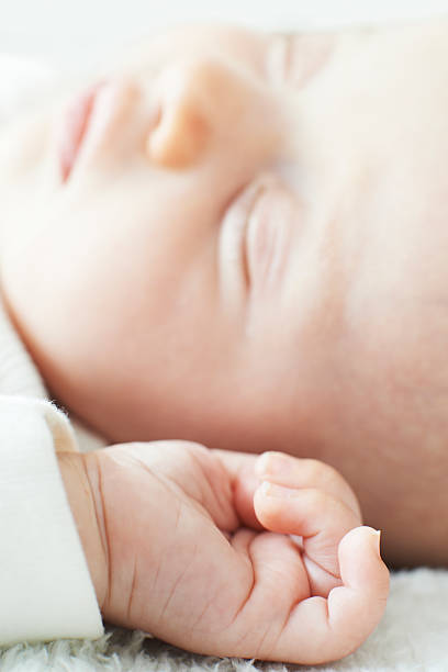 istock Close Up Of Sleeping Baby 599748674