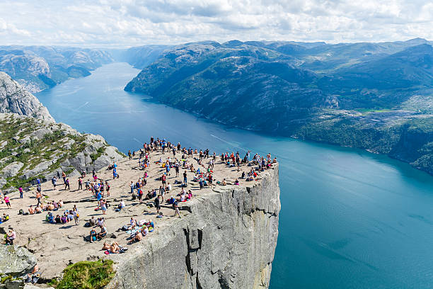 istock Pulpit Rock and Lysefjorden 599750192