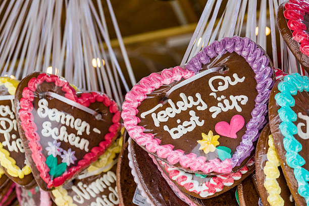 istock German Gingerbread Hearts Hanging Together Home Made 599752018