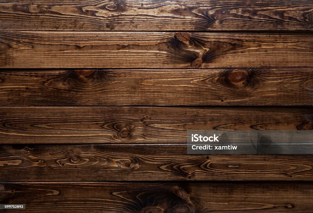 Dark wood background Dark wood texture. Background dark old wooden panels. Wood - Material Stock Photo