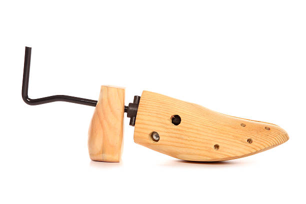 istock Wooden shoe stretcher 599757696