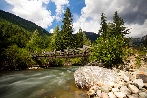 Cayoosh Creek near Whistler, British Columbia, Canada.