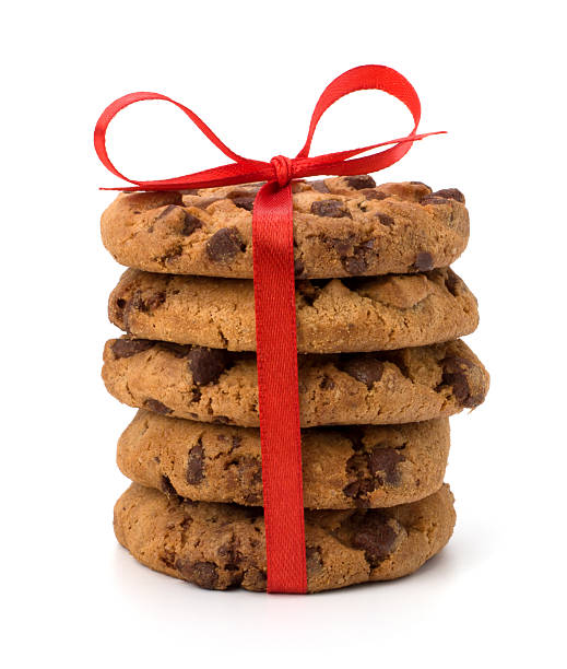 istock Festive wrapped chocolate pastry cookies 599759984