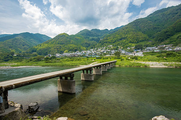 istock Asao Low Water Crossing (Kochi Prefecture) in Japan 599763818