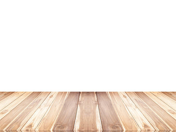 istock Wooden floor isolated 599764250