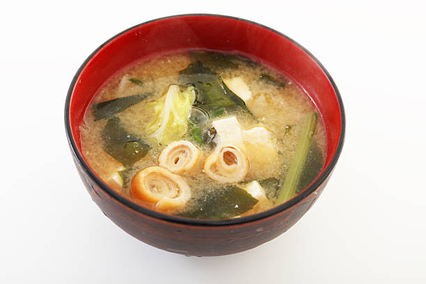 Delicious meal of miso soup