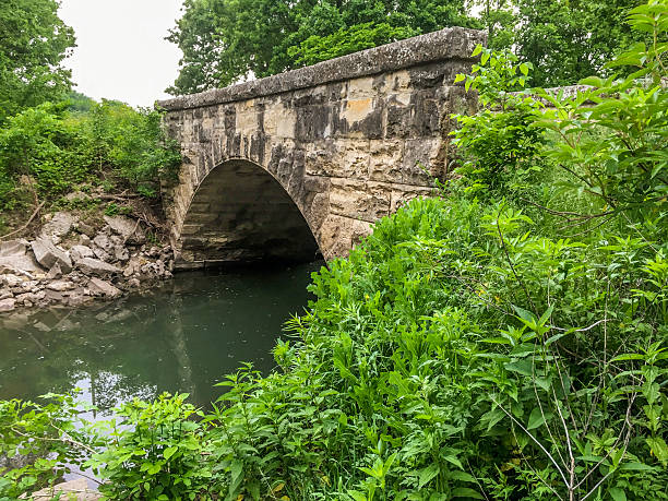 istock stone arch bridge, Strong City, Kansas 599765490
