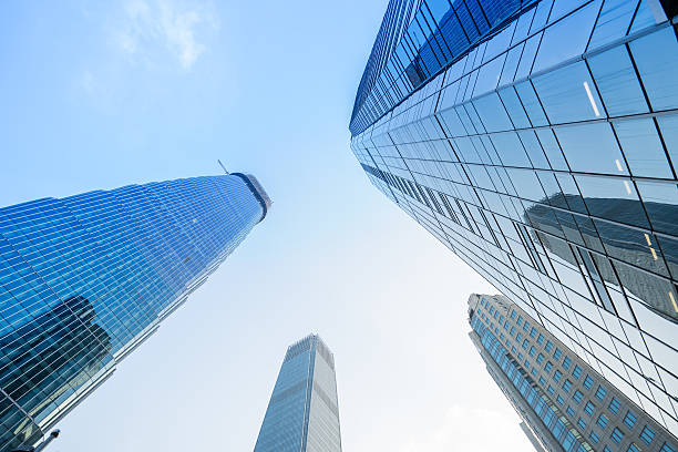 istock Modern glass building exterior 599772312