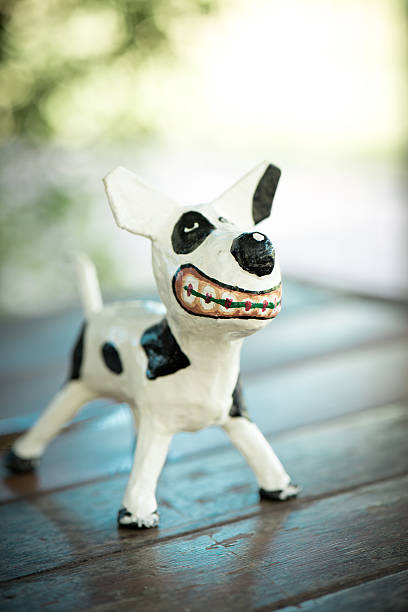 istock Sculpture dog ,made from paper mache 599773872
