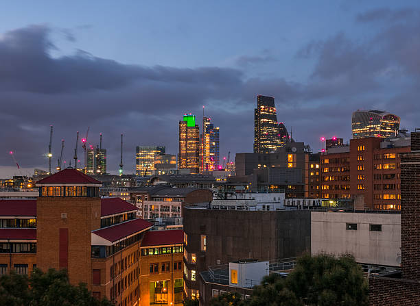 istock London City skyline at dusk 599776640
