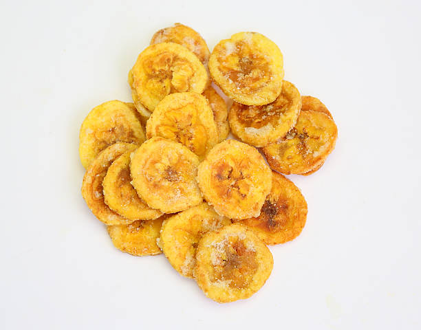 istock dried banana slices coated with sugar isolated on white background 599779030