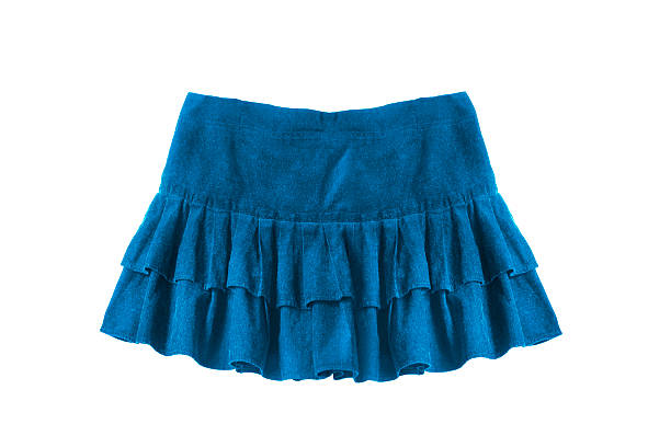 istock Velvet skirt isolated 599783214