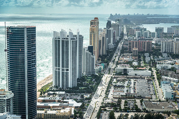 istock Fort Lauderdale strip aerial view 599788770
